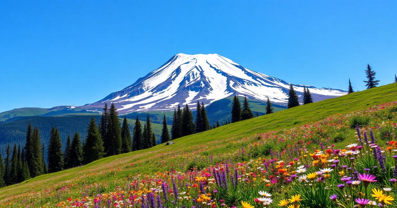 Mount Rainier National Park landscape